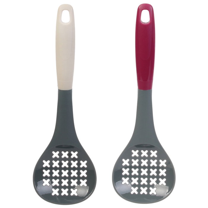 Cook Concept Espumadera 32,8x10,7x9,1 cm, Resistente al Calor, Antirayaduras, Colores Surtidos