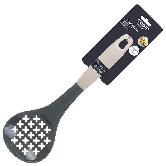 Cook Concept Espumadera 32,8x10,7x9,1 cm, Resistente al Calor, Antirayaduras, Colores Surtidos