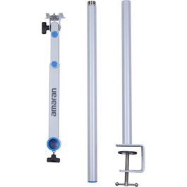 Amaran Verge Desk Clamp Stand Silver