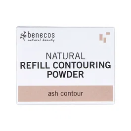 BENECOS Recarga Polvos de Contorno de Ojos Ash Contour 3gr - Contorno Facial en Polvo Compacto, Textura Sedosa, Ecológico Certificado BDIH
