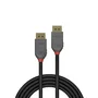Lindy Anthra Line Cable DisplayPort 1.4 0,5 m Negro