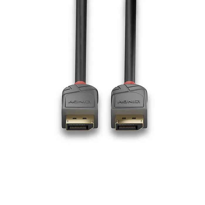 Lindy Anthra Line Cable DisplayPort 1.4 0,5 m Negro