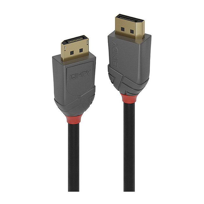 Lindy Anthra Line Cable DisplayPort 1.4 0,5 m Negro