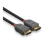 Lindy Anthra Line Cable DisplayPort 1.4 0,5 m Negro