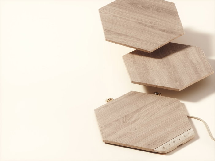 Nanoleaf Elements Wood Look Hexagons Expansion Pack - 3PK