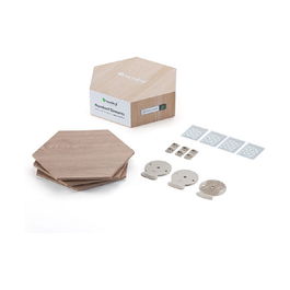 Nanoleaf Elements Wood Look Hexagons Starter Kit 7er-Pack