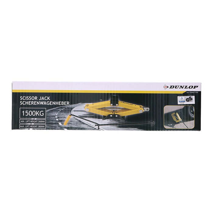 Dunlop Gato de Tijera para Automoción Capacidad 1500 kg