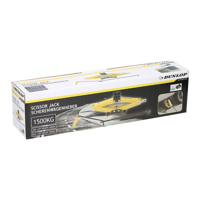 Dunlop Gato de Tijera para Automoción Capacidad 1500 kg