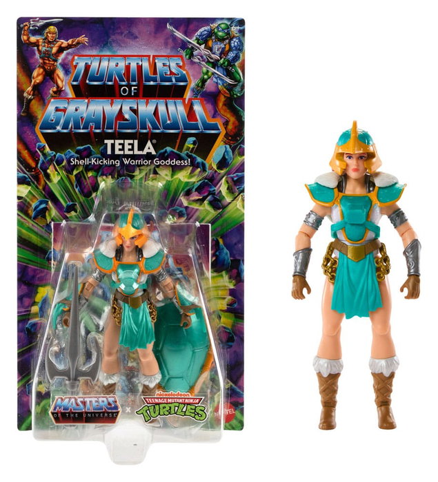 MOTU x TMNT: Turtles of Grayskull Figura Teela 14 cm