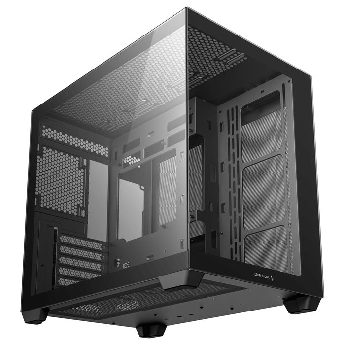 DeepCool CG530 Black Midi Tower PC Gaming ATX ITX micro ATX Vidrio Templado 7 Ranuras