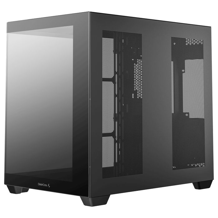 DeepCool CG530 Black Midi Tower PC Gaming ATX ITX micro ATX Vidrio Templado 7 Ranuras