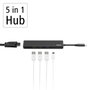 Hama Docking Station 00200117 con USB-C, HDMI y USB Negro