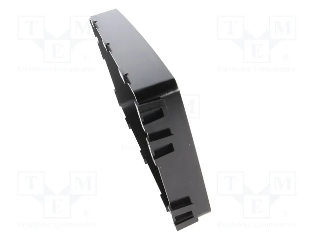 PER.PIC. Bastidor de montaje de radio para Mitsubishi 2 DIN en negro brillante