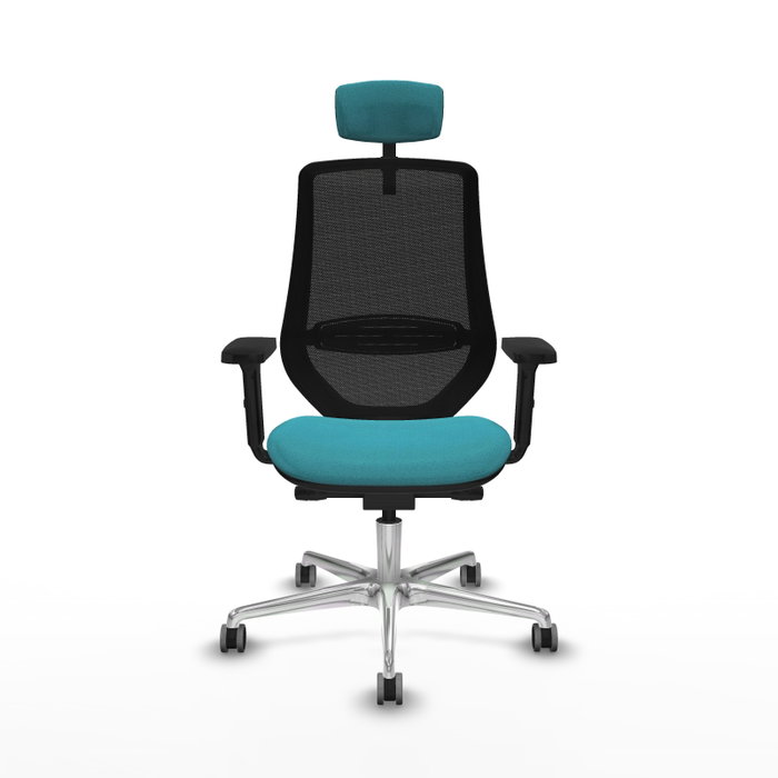 PIQUERAS Y CRESPO Silla de oficina Mardos con mecanismo Sincro/Traslack, Turquesa y Negro PIQUERAS Y CRESPO Silla de oficina Mardos con mecanismo Sincro/Traslack, Turquesa y Negro
