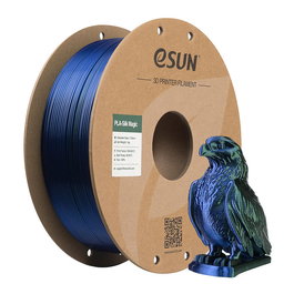 eSun EPLA-SILK MAGIC Filamento PLA 1.75mm Blue Green 1 kg - Filamento Silk para Impresión 3D, 1 Pieza