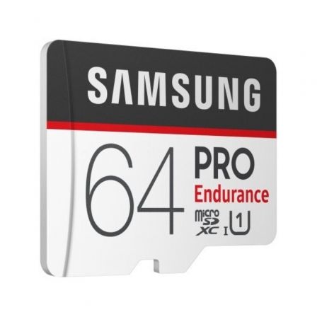 Tarjeta de Memoria Samsung Pro Endurance 64GB microSD XC con Adaptador/ Clase 10/ 100MBs Tarjeta de Memoria Samsung Pro Endurance 64GB microSD XC con Adaptador/ Clase 10/ 100MBs