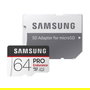 Tarjeta de Memoria Samsung Pro Endurance 64GB microSD XC con Adaptador/ Clase 10/ 100MBs