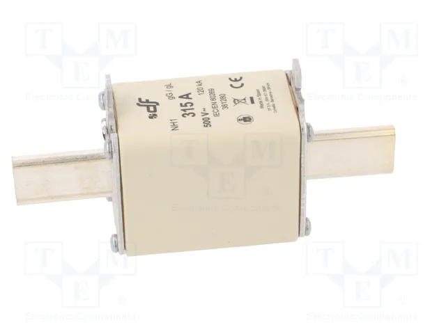DF ELECTRIC Fusible NH1 de Cerámica 315A 500VAC gG DF ELECTRIC Fusible NH1 de Cerámica 315A 500VAC gG