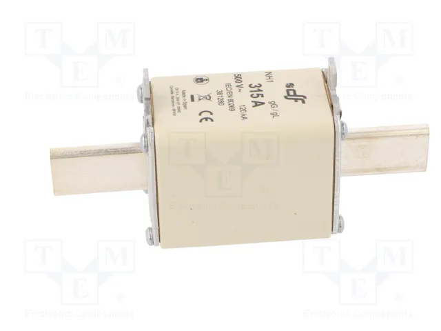 DF ELECTRIC Fusible NH1 de Cerámica 315A 500VAC gG DF ELECTRIC Fusible NH1 de Cerámica 315A 500VAC gG