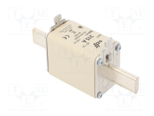 DF ELECTRIC Fusible NH1 de Cerámica 315A 500VAC gG DF ELECTRIC Fusible NH1 de Cerámica 315A 500VAC gG