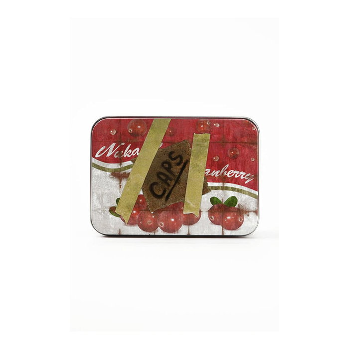Fallout Bottle Caps Series Collectible Tin Nuka Cranberry 10 cm Fallout Bottle Caps Series Collectible Tin Nuka Cranberry 10 cm