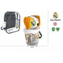 Color Baby Mochila Cubo Castillo Real Madrid de 18 cm con Pala, Rastrillo y Balón