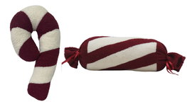 DKD Home Decor Cojín de Poliéster Surtido Rojo y Blanco