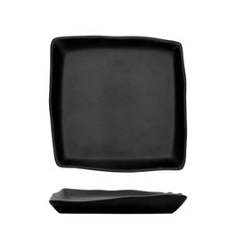Summa Io Grafito Plato Llano Cuadrado 21x21 cm (Set de 6)淘ers