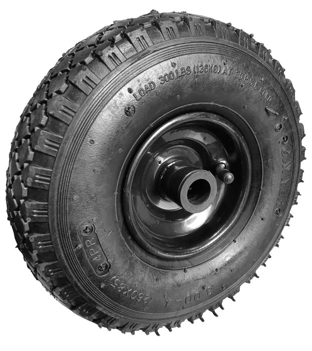 GAYNER Rueda Neumática para Carretilla de Almacén 260 mm Eje 20 mm GAYNER Rueda Neumática para Carretilla de Almacén 260 mm Eje 20 mm