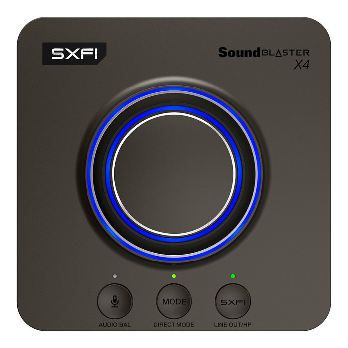Creative Labs Sound Blaster X4 Tarjeta de Sonido Externa 7.1 USB 24-bit Creative Labs Sound Blaster X4 Tarjeta de Sonido Externa 7.1 USB 24-bit