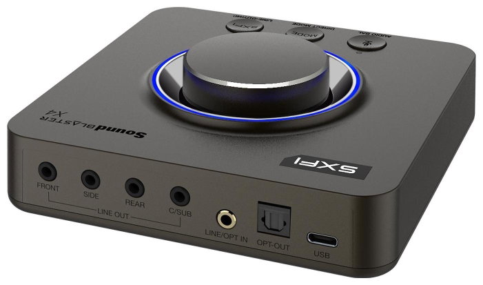 Creative Labs Sound Blaster X4 Tarjeta de Sonido Externa 7.1 USB 24-bit Creative Labs Sound Blaster X4 Tarjeta de Sonido Externa 7.1 USB 24-bit