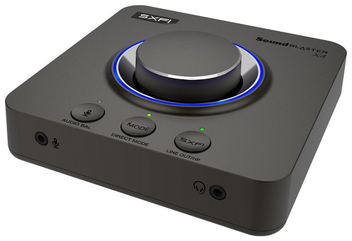 Creative Labs Sound Blaster X4 Tarjeta de Sonido Externa 7.1 USB 24-bit Creative Labs Sound Blaster X4 Tarjeta de Sonido Externa 7.1 USB 24-bit