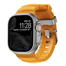 Nomad Rocky Point Band para Apple Watch 42/44/45/49mm Sol Connector Natural