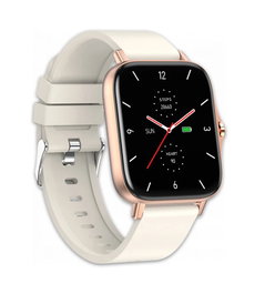 MAXCOM Smartwatch FW55 con Manos Libres, Pantalla de 1.7 Pulgadas, Color Plata