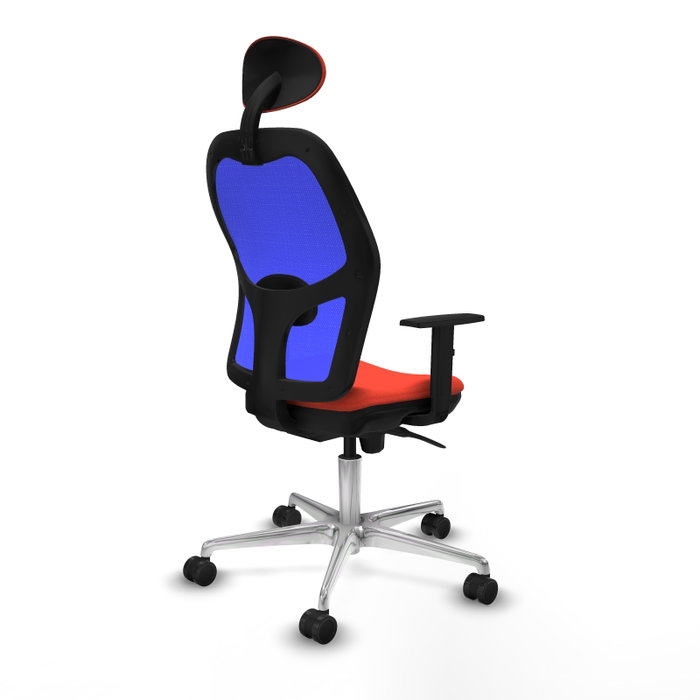 PIQUERAS Y CRESPO Silla de oficina Jorquera Naranja y Azul PIQUERAS Y CRESPO Silla de oficina Jorquera Naranja y Azul