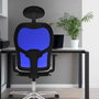 PIQUERAS Y CRESPO Silla de oficina Jorquera Naranja y Azul