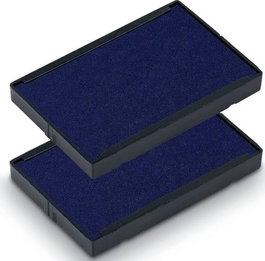 TRODAT Pack de 2 Almohadillas Azul para Sello 6/56