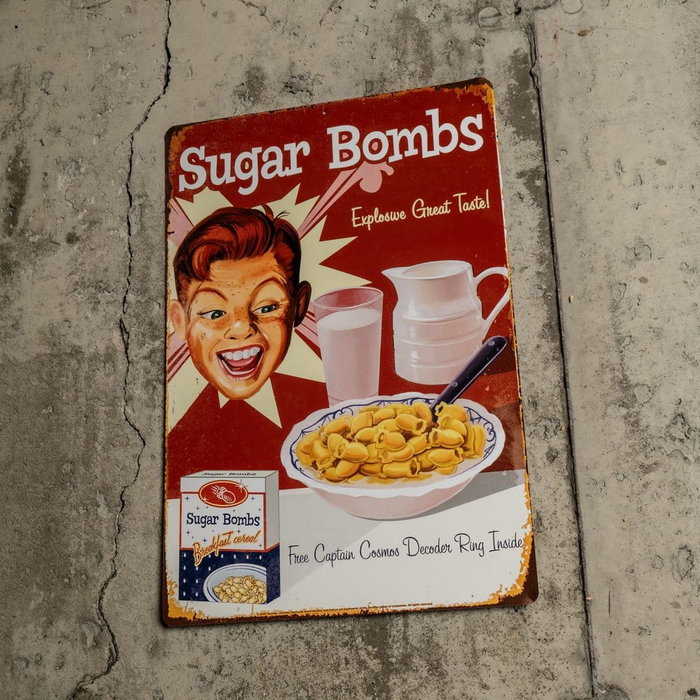Trick Or Treat Studios Cartel de metal Fallout Sugar Bombs