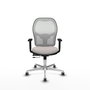 PIQUERAS Y CRESPO Silla de oficina Jorquera con mecanismo Sincro/Traslack, Blanco
