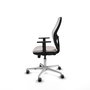 PIQUERAS Y CRESPO Silla de oficina Jorquera con mecanismo Sincro/Traslack, Blanco