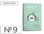 Rubio Cuaderno Caligrafía Nº 9 para Desarrollo de Destrezas Motrices y Lenguaje Escrito Certificado FSC 15x213x155 mm