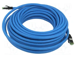 GOOBAY Patch Cord Cat 6a S/FTP 15m Azul