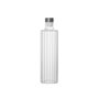 Andrea House Botella de cristal con tapón inox 1 l