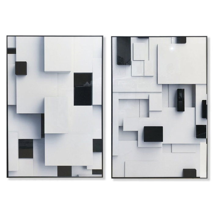 DKD Home Decor Cuadro Abstracto de Aluminio y MDF 80x120 cm (Pack de 2) DKD Home Decor Cuadro Abstracto de Aluminio y MDF 80x120 cm (Pack de 2)