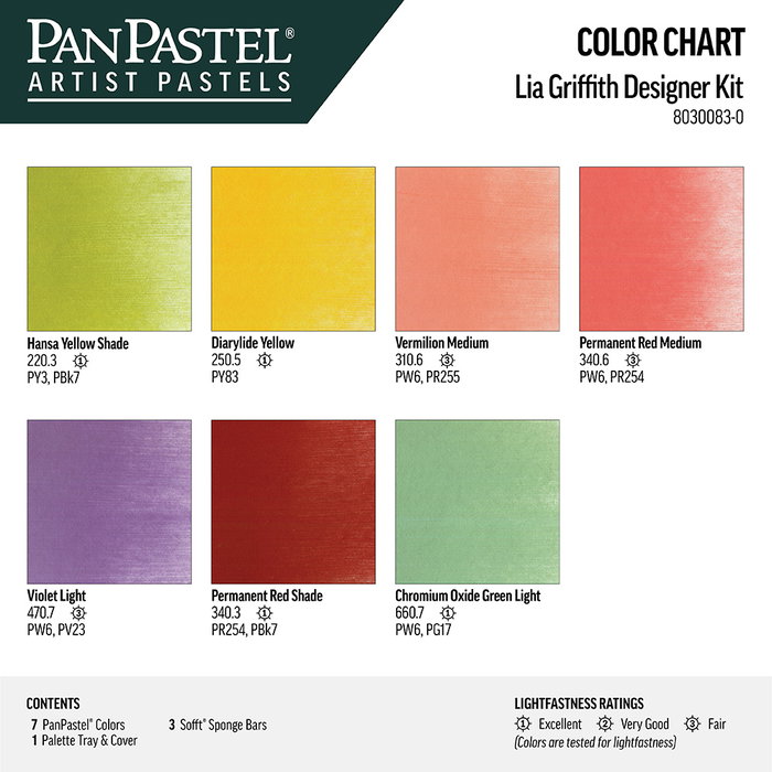 Panpastel PanPastel 7 - Flores para colorear con Lia Griffith Set Panpastel PanPastel 7 - Flores para colorear con Lia Griffith Set