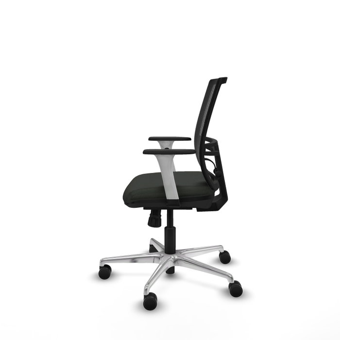 PIQUERAS Y CRESPO Silla de oficina Yunquera con mecanismo Sincro, Negro