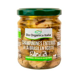 BIO ORGANICA ITALIA Champiñones a la Brasa en Aceite 190 Gr Bio