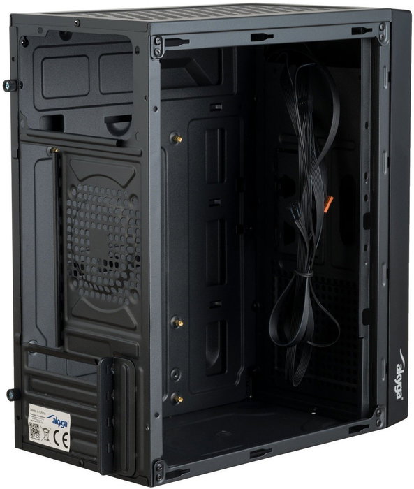 Akyga AK36BK Caja Ordenador Micro ATX Micro Tower Negra