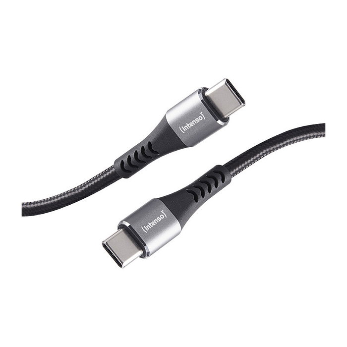 Intenso Cable USB-C a USB-C 7901000, 1,5m, 60W, Negro