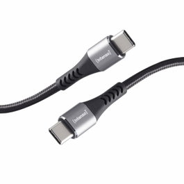 Intenso Cable USB-C a USB-C 7901000, 1,5m, 60W, Negro